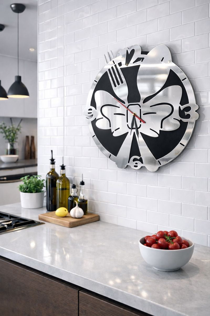 ساعة المطبخ العصرية